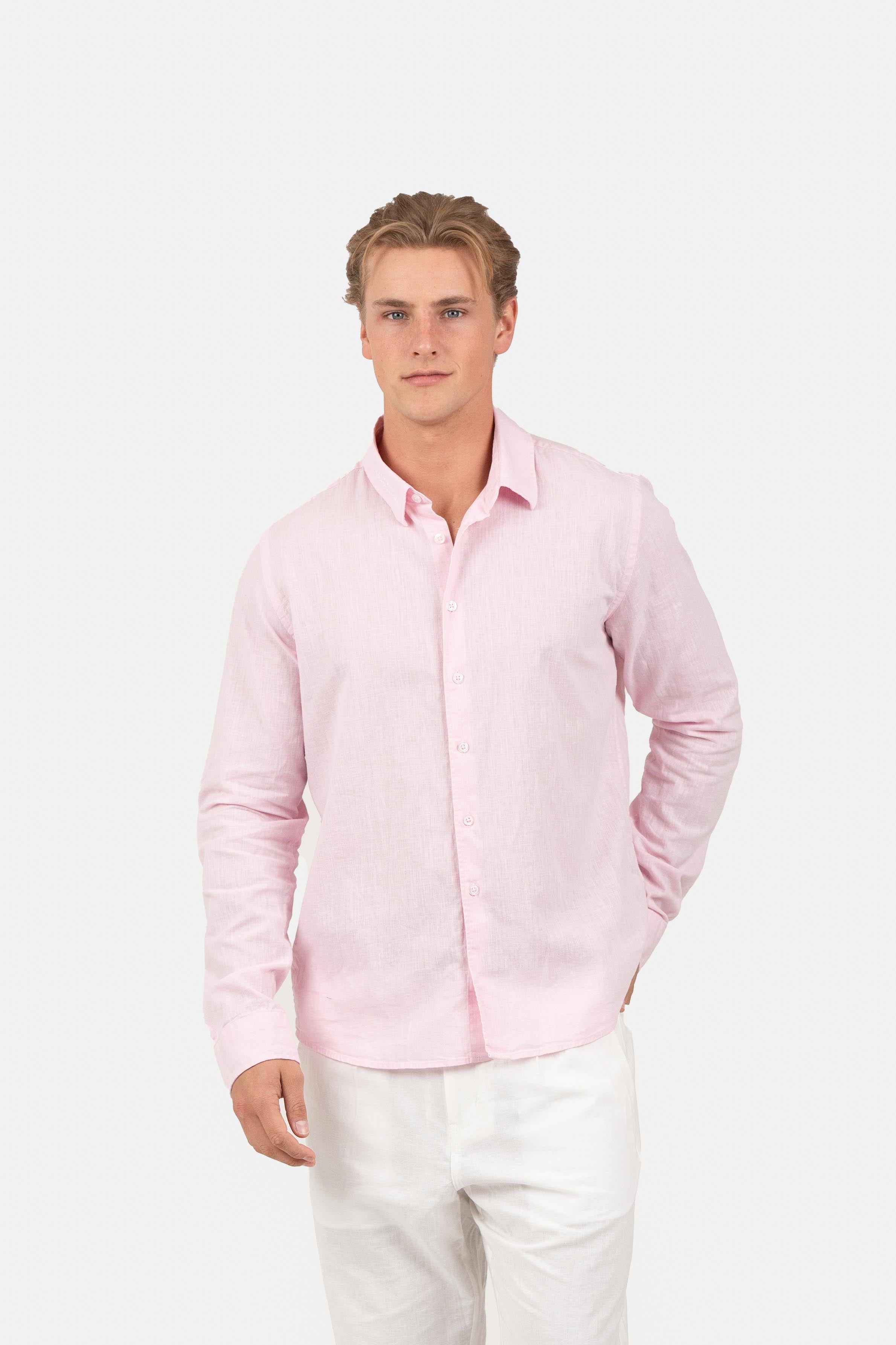Week 29 Overhemd - Lange Mouwen (Rosé)
