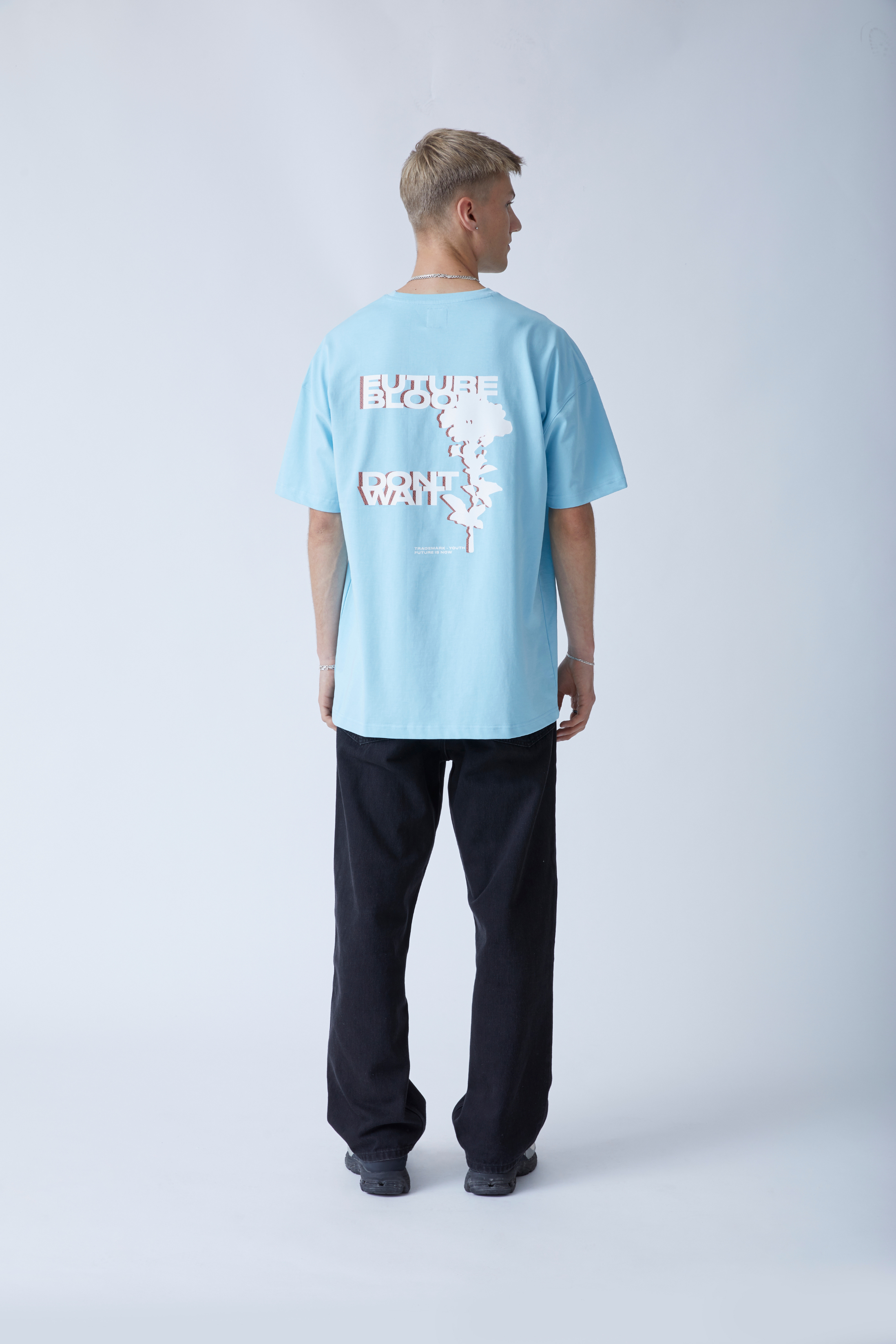 TSS x SC Collab: T-shirt Lichtblauw