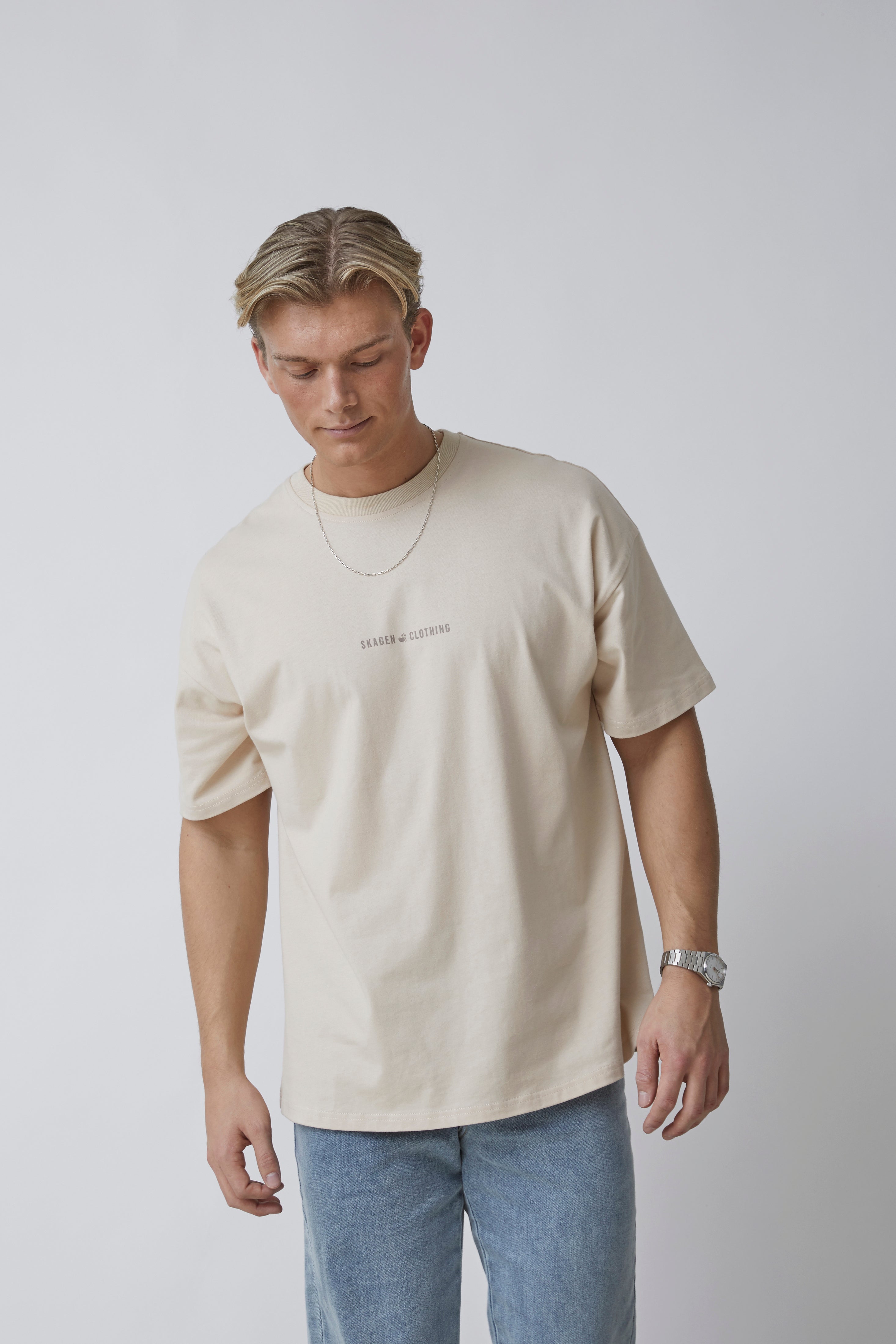 T-SHIRT - POWERED BY SWAN (BEIGE)